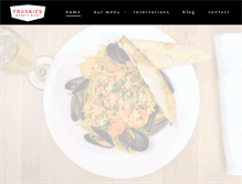 Tablet Screenshot of frankiesmoderndiner.com